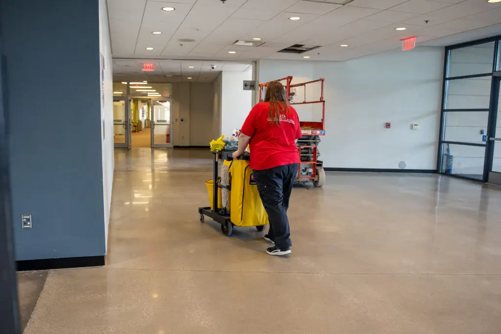 photo of custodial staff at church