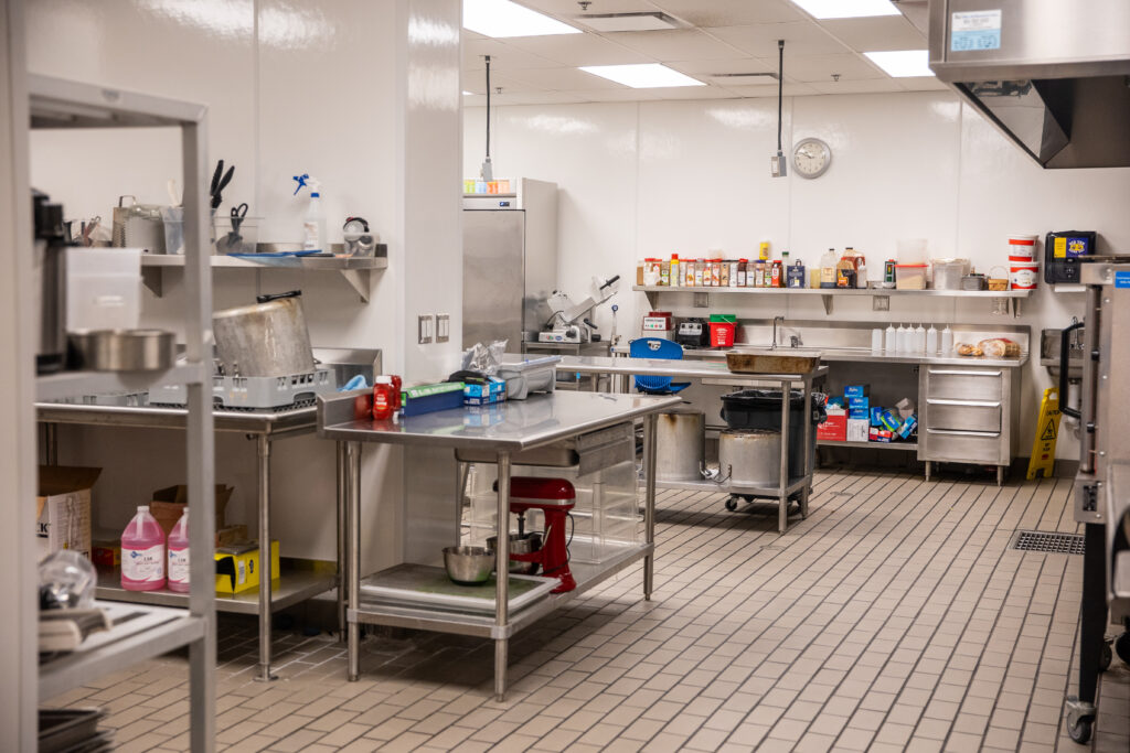 photo of a church kitchen