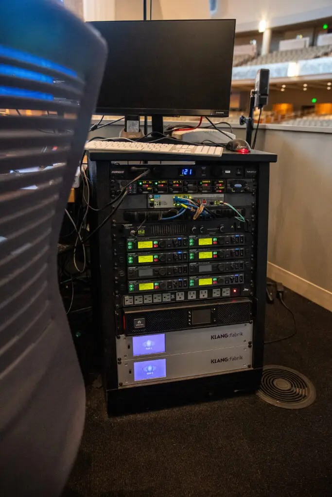 photo of AV equipment