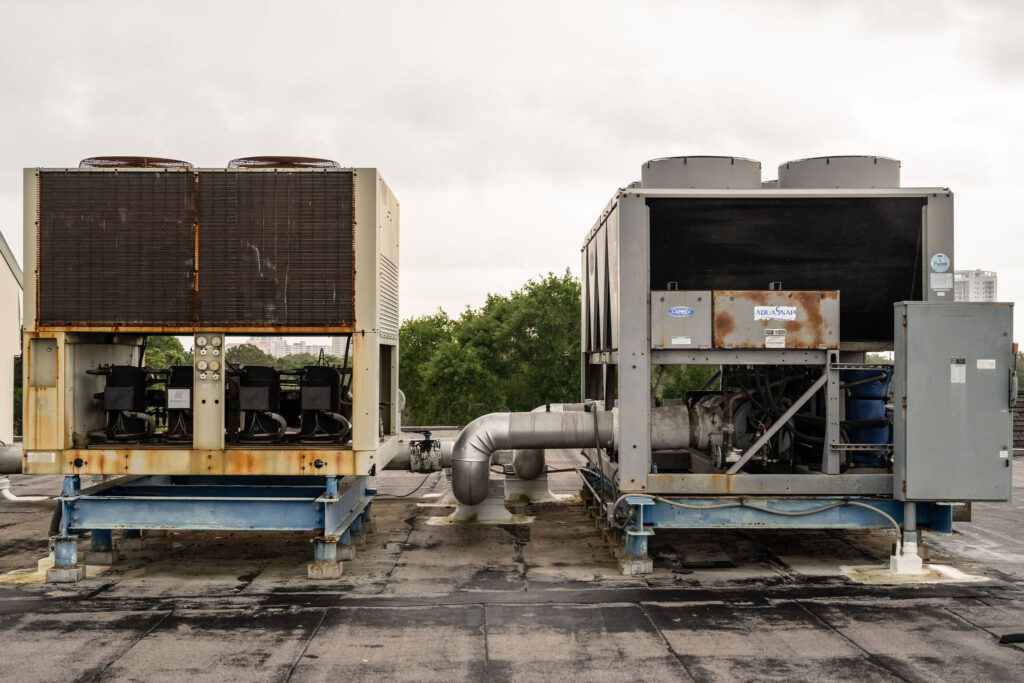 HVAC unit exterior